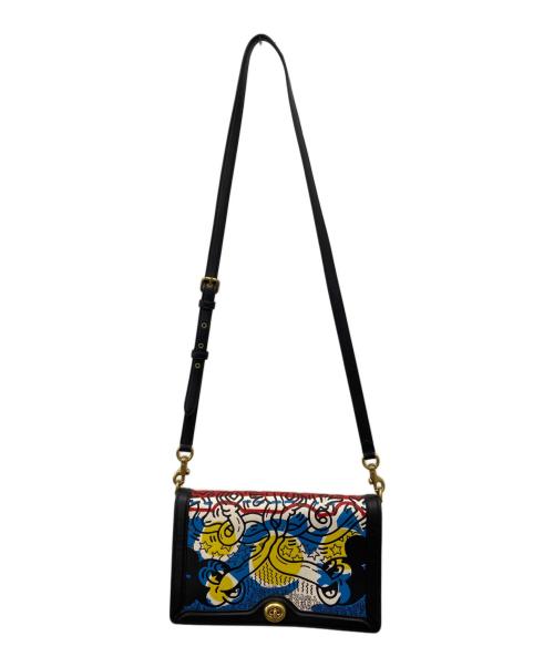 COACH（コーチ）COACH (コーチ) Disney (ディズニー) コラボショルダーバッグ ブラックの古着・服飾アイテム