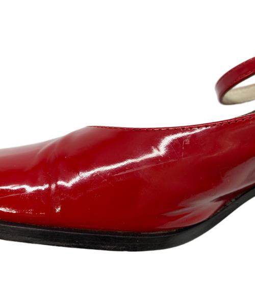 MIU MIU（ミュウミュウ）MIU MIU (ミュウミュウ) デザインパンプス レッド サイズ:37の古着・服飾アイテム
