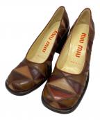 MIU MIUミュウミュウ）の古着「パンプス」｜ブラウン