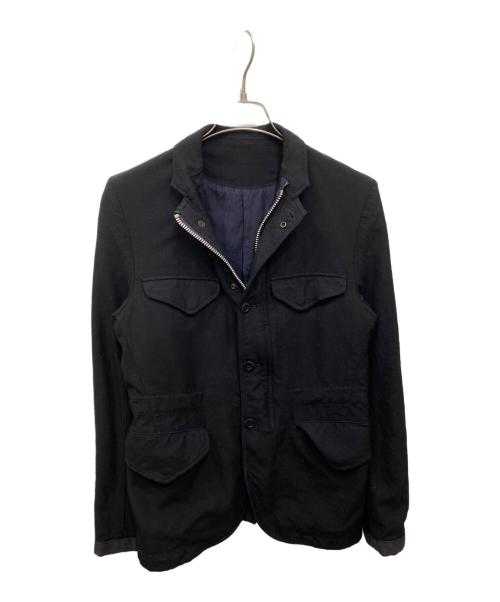 COMME des GARCONS HOMME（コムデギャルソン オム）COMME des GARCONS HOMME (コムデギャルソン オム) 縮絨ウールジャケット ブラック サイズ:Mの古着・服飾アイテム