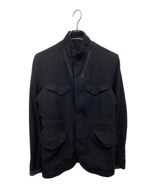 COMME des GARCONS HOMME（コムデギャルソン オム）COMME des GARCONS HOMME (コムデギャルソン オム) 縮絨ウールジャケット ブラック サイズ:Mの古着・服飾アイテム