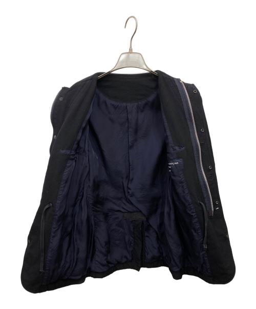 COMME des GARCONS HOMME（コムデギャルソン オム）COMME des GARCONS HOMME (コムデギャルソン オム) 縮絨ウールジャケット ブラック サイズ:Mの古着・服飾アイテム