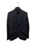 COMME des GARCONS HOMME (コムデギャルソン オム) 縮絨ウールジャケット ブラック サイズ:M：12000円