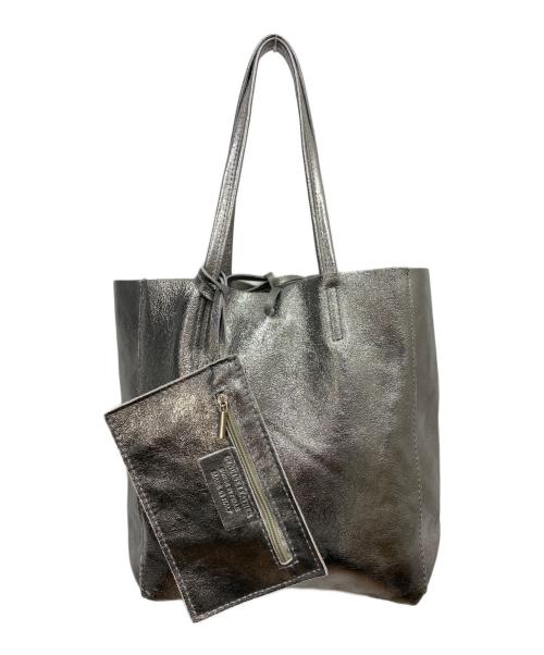 MARLOND（マーロンド）MARLOND (マーロンド) SHOPPER MINI LAMI シルバーの古着・服飾アイテム