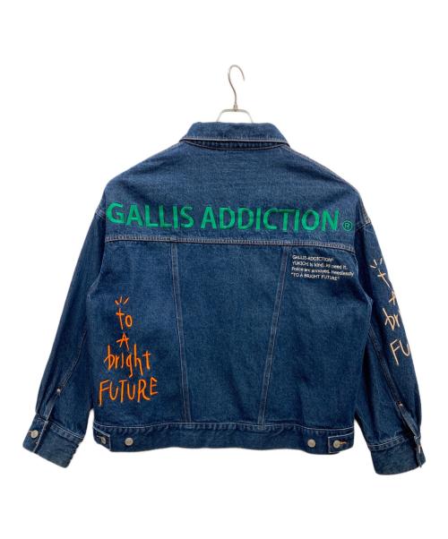 GALLIS ADDICTION（ガリスアディクション）GALLIS ADDICTION (ガリスアディクション) デニムジャケット インディゴ サイズ:3の古着・服飾アイテム