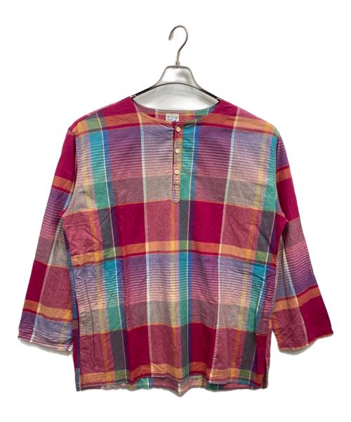 orSlow（オアスロウ）orSlow (オアスロウ) リネン混シャツ ピンク サイズ:4の古着・服飾アイテム