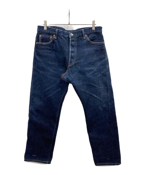 ONI DENIM（オニデニム）ONI DENIM (オニデニム) 22oz 天然藍歌舞伎耳 すっきりストレート デニムパンツ インディゴ サイズ:38の古着・服飾アイテム
