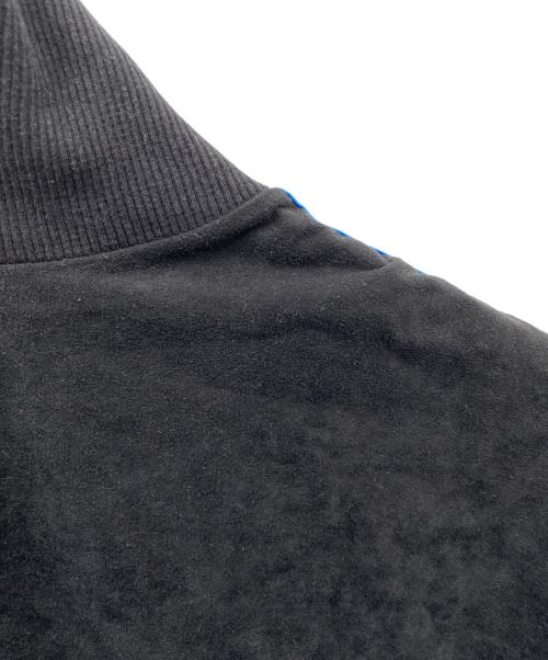 adidas（アディダス）adidas (アディダス) 80’s VENTEX ベロアジャケット ブラック サイズ:Lの古着・服飾アイテム