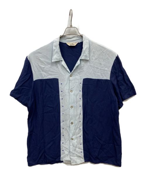 Davinci（ダヴィンチ）Davinci (ダヴィンチ) オープンカラーシャツ ブルー サイズ:不明の古着・服飾アイテム