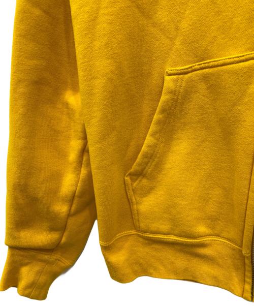 stussy（ステューシー）stussy (ステューシー) ジップパーカー イエロー サイズ:Sの古着・服飾アイテム