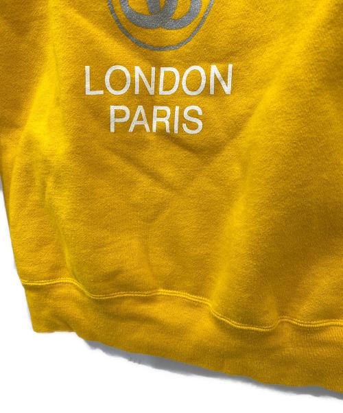 stussy（ステューシー）stussy (ステューシー) ジップパーカー イエロー サイズ:Sの古着・服飾アイテム