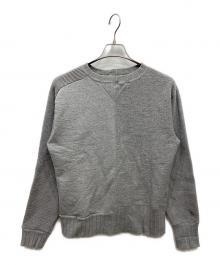 NIGEL CABOURN（ナイジェルケーボン）の古着「ARMY CREW JERSEY MIX」｜グレー