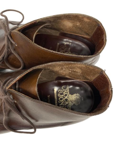 Crockett & Jones（クロケット＆ジョーンズ）Crockett & Jones (クロケット＆ジョーンズ) HAYLEチャッカブーツ ブラウン サイズ:6Eの古着・服飾アイテム
