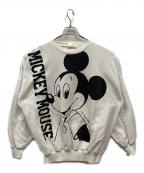 DISNEYディズニー）の古着「80’sビッグプリントスウェット」｜ホワイト