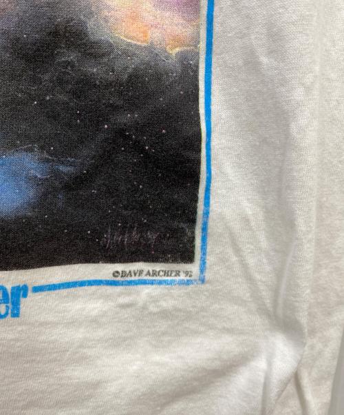 FRUIT OF THE LOOM（フルーツオブザルーム）FRUIT OF THE LOOM (フルーツオブザルーム) 90S アートTシャツ ホワイト サイズ:Lの古着・服飾アイテム