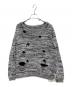 慈雨（ジウ）の古着「ニット」｜ホワイト×ブラック