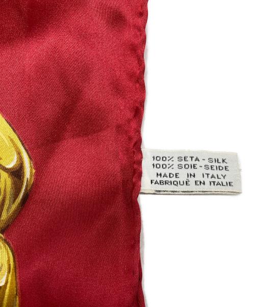 CHANEL（シャネル）CHANEL (シャネル) ココマークシルクスカーフ レッドの古着・服飾アイテム