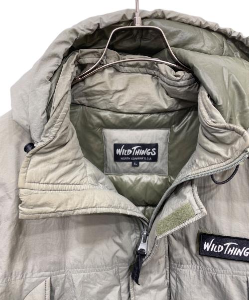 WILD THINGS（ワイルドシングス）WILD THINGS (ワイルドシングス) ショートモンスターダウンパーカー カーキ サイズ:Lの古着・服飾アイテム