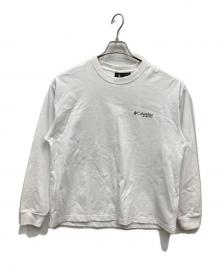 Columbia×BEAMS（コロンビア×ビームス）の古着「Angler's Success 別注ロングスリーブTシャツ」｜ホワイト