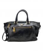 PRADAプラダ）の古着「2WAYハンドバッグ」｜ブラック