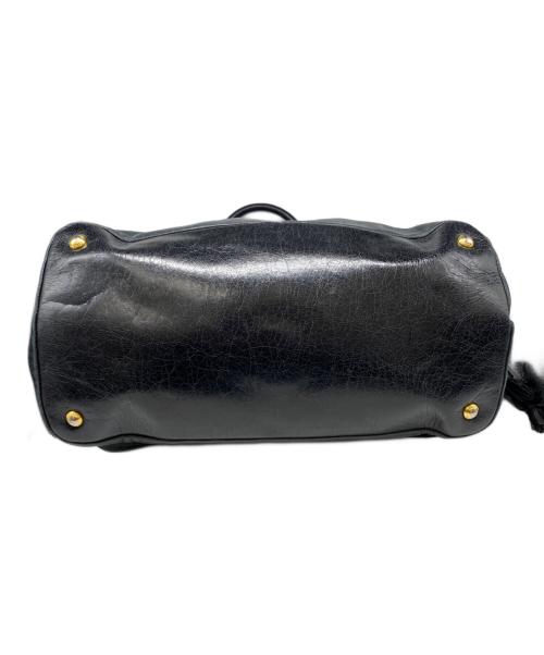 PRADA（プラダ）PRADA (プラダ) 2WAYハンドバッグ ブラックの古着・服飾アイテム