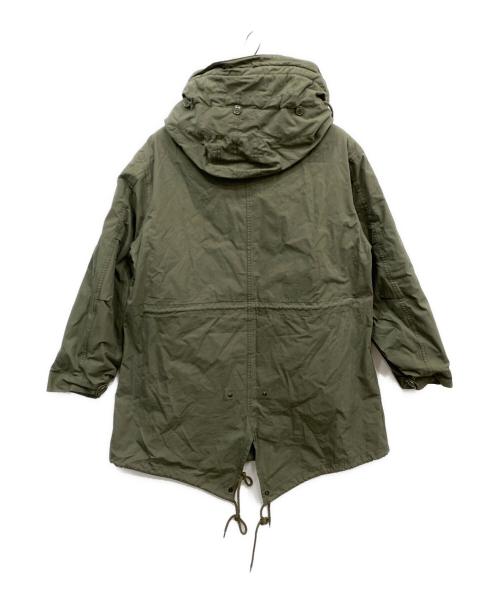 HOUSTON（ヒューストン）HOUSTON (ヒューストン) M-65 PARKA モッズコート カーキ サイズ:XSの古着・服飾アイテム