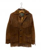 RANCHER by Schottランチャー バイ ショット）の古着「フリンジレザージャケット」｜ブラウン
