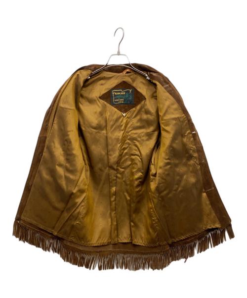 RANCHER by Schott（ランチャー バイ ショット）RANCHER by Schott (ランチャー バイ ショット) フリンジレザージャケット ブラウン サイズ:38の古着・服飾アイテム