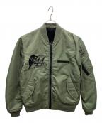 AVIREXアヴィレックス）の古着「リバーシブルMA-1ジャケット」｜オリーブ