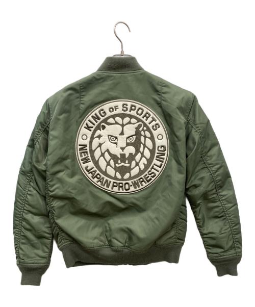 AVIREX（アヴィレックス）AVIREX (アヴィレックス) リバーシブルMA-1ジャケット オリーブ サイズ:Mの古着・服飾アイテム