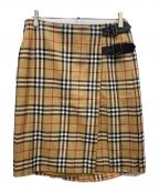 BURBERRY LONDONバーバリーロンドン）の古着「ノバチェックスカート」｜ベージュ