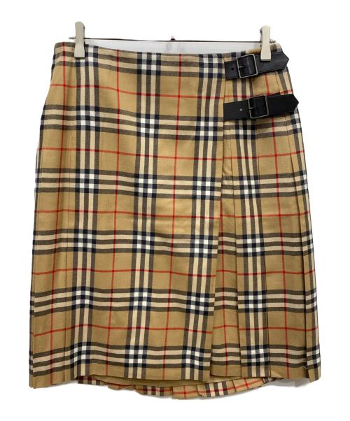 BURBERRY LONDON（バーバリーロンドン）BURBERRY LONDON (バーバリーロンドン) ノバチェックスカート ベージュ サイズ:44の古着・服飾アイテム