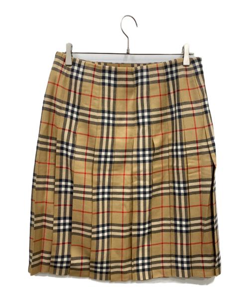 BURBERRY LONDON（バーバリーロンドン）BURBERRY LONDON (バーバリーロンドン) ノバチェックスカート ベージュ サイズ:44の古着・服飾アイテム
