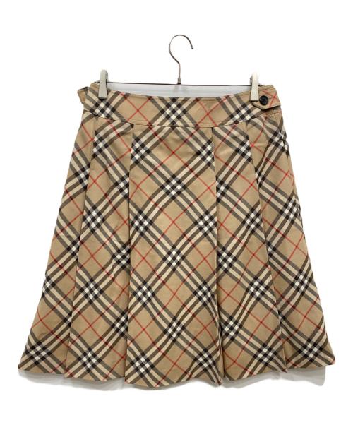 BURBERRY LONDON（バーバリーロンドン）BURBERRY LONDON (バーバリーロンドン) ノバチェックスカート ベージュ サイズ:44の古着・服飾アイテム