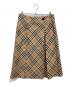 BURBERRY LONDON（バーバリーロンドン）の古着「ノバチェックスカート」｜ベージュ