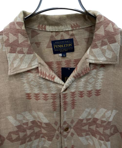 PENDLETON（ペンドルトン）PENDLETON (ペンドルトン) オープンカラーシャツ ベージュ サイズ:Mの古着・服飾アイテム