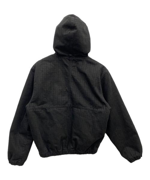 stussy（ステューシー）stussy (ステューシー) WORK JACKET CANVAS NEEDLE PUNCH ブラック サイズ:Sの古着・服飾アイテム