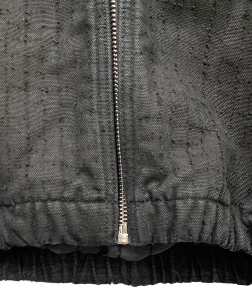 stussy（ステューシー）stussy (ステューシー) WORK JACKET CANVAS NEEDLE PUNCH ブラック サイズ:Sの古着・服飾アイテム