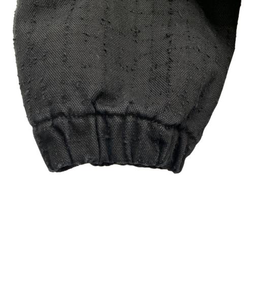 stussy（ステューシー）stussy (ステューシー) WORK JACKET CANVAS NEEDLE PUNCH ブラック サイズ:Sの古着・服飾アイテム