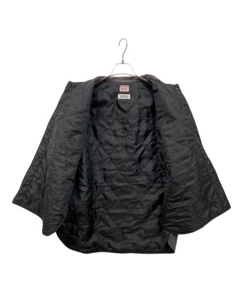 BEAMS BOY（ビームスボーイ）BEAMS BOY (ビームスボーイ) big mac (ビッグマック) 別注 キルト ネルシャツ ジャケット グレー サイズ:Fの古着・服飾アイテム