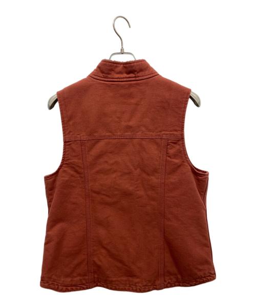 CarHartt（カーハート）CarHartt (カーハート) 90’sダック地モックネックボアライナーベスト レッド サイズ:Sの古着・服飾アイテム