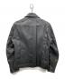 nano・universe (ナノ・ユニバース) レザージャケット ブラック サイズ:S：7000円