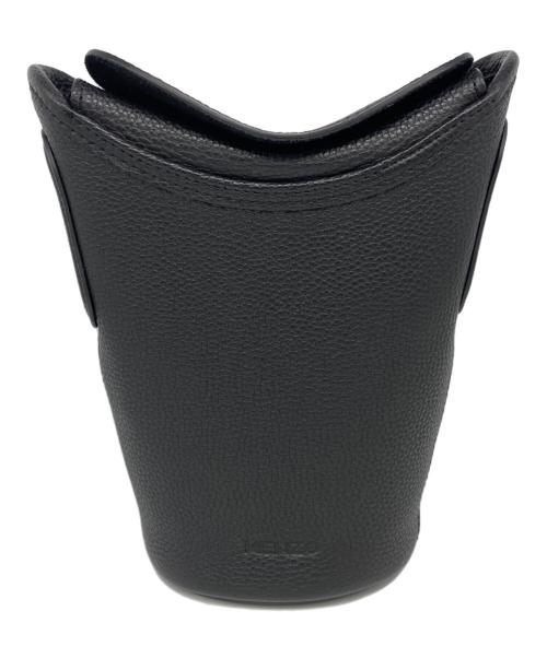 KENZO（ケンゾー）KENZO (ケンゾー) Onda Small Leather Bag ブラックの古着・服飾アイテム