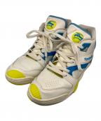 REEBOKリーボック）の古着「COURT VICTORY PUMP」｜ホワイト×スカイブルー