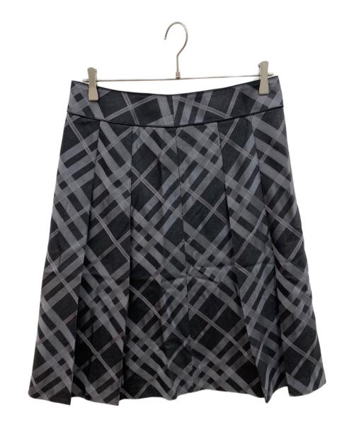 BURBERRY LONDON（バーバリーロンドン）BURBERRY LONDON (バーバリーロンドン) ウールスカート ブラック サイズ:44の古着・服飾アイテム