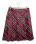 BURBERRY LONDON（バーバリーロンドン）の古着「チェックスカート」｜レッド