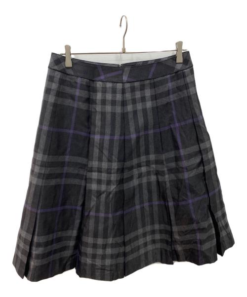 BURBERRY LONDON（バーバリーロンドン）BURBERRY LONDON (バーバリーロンドン) ナイロンスカート ブラック サイズ:44の古着・服飾アイテム