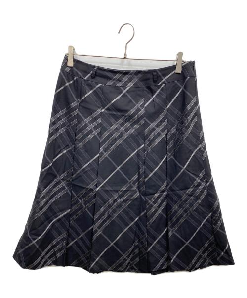 BURBERRY LONDON（バーバリーロンドン）BURBERRY LONDON (バーバリーロンドン) ウール混スカート ブラック サイズ:44の古着・服飾アイテム