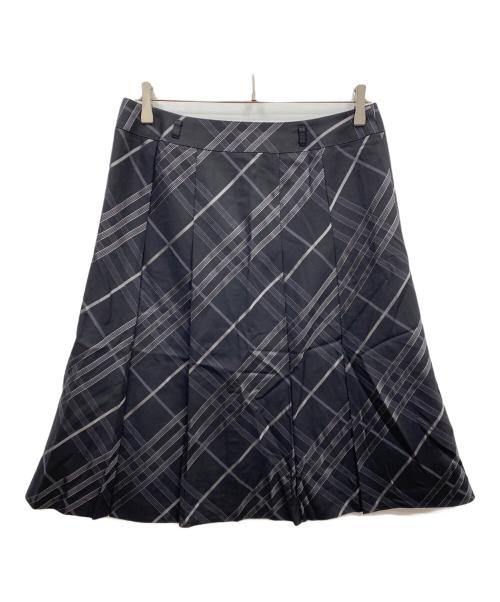 BURBERRY LONDON（バーバリーロンドン）BURBERRY LONDON (バーバリーロンドン) ウール混スカート ブラック サイズ:44の古着・服飾アイテム
