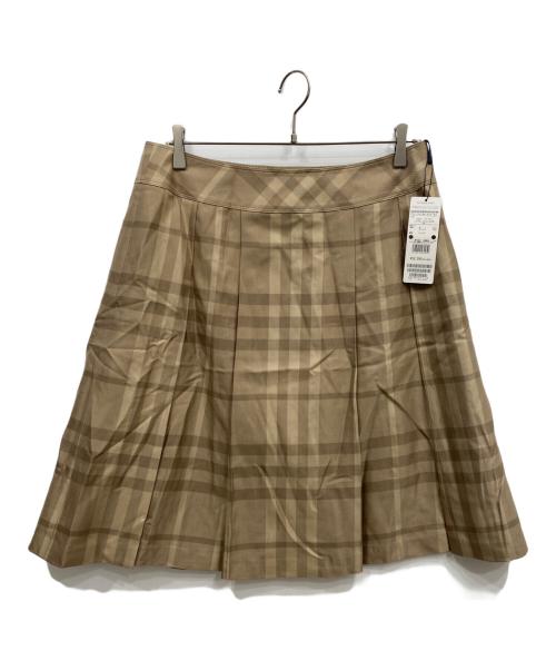 BURBERRY LONDON（バーバリーロンドン）BURBERRY LONDON (バーバリーロンドン) ウール混スカート ブラウン サイズ:46の古着・服飾アイテム